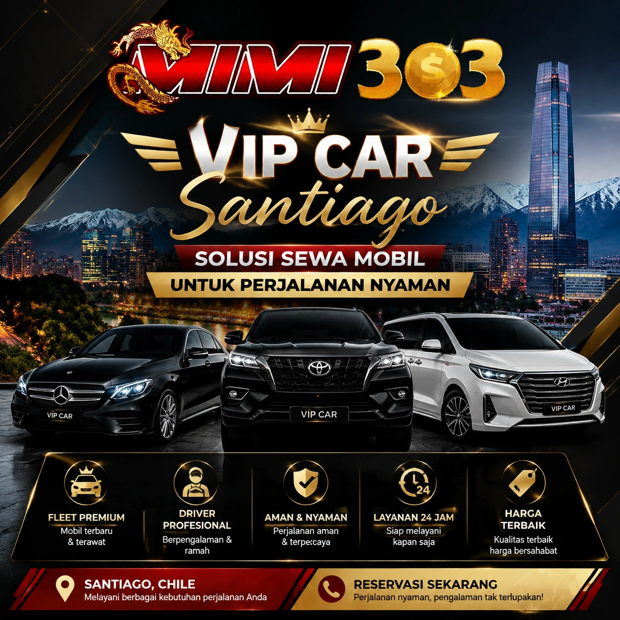 Banner VIP Car Santiago